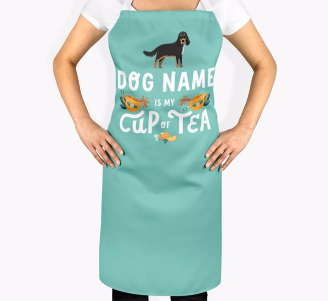 My Cup Of Tea: Personalized {breedFullName} Apron